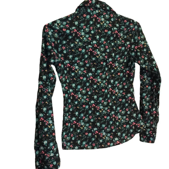 Miley Cyrus button up blouse cotton XS - Picture 2 of 5